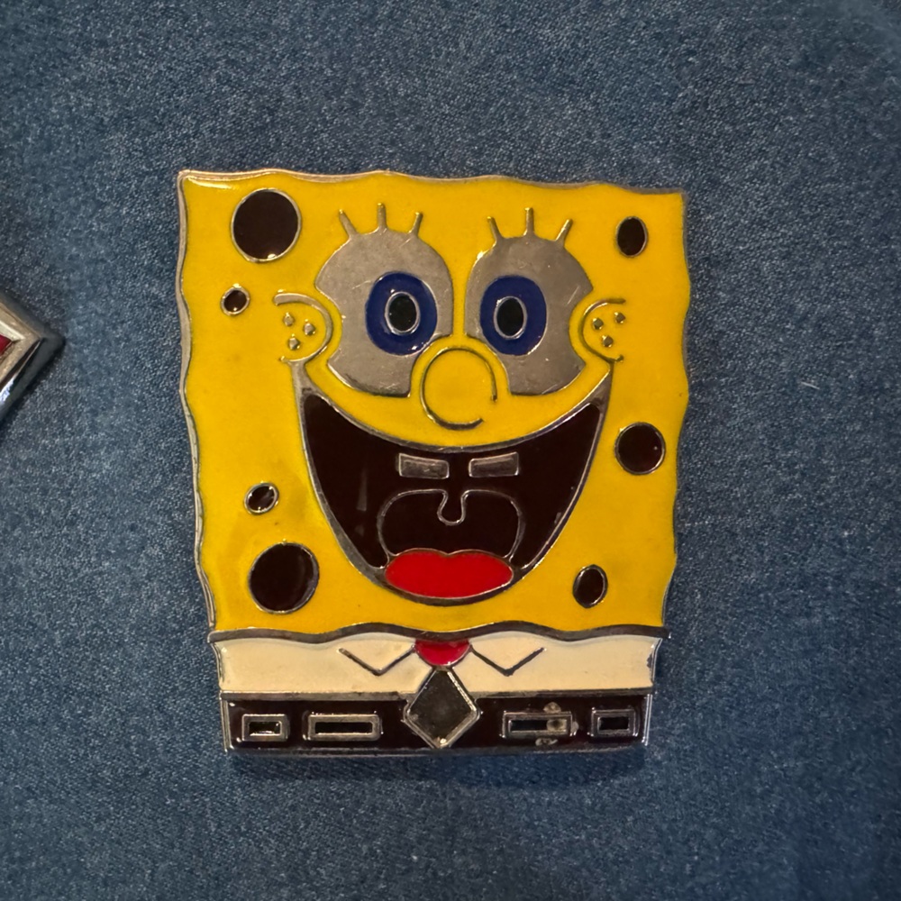 Sponge bob belt buckle